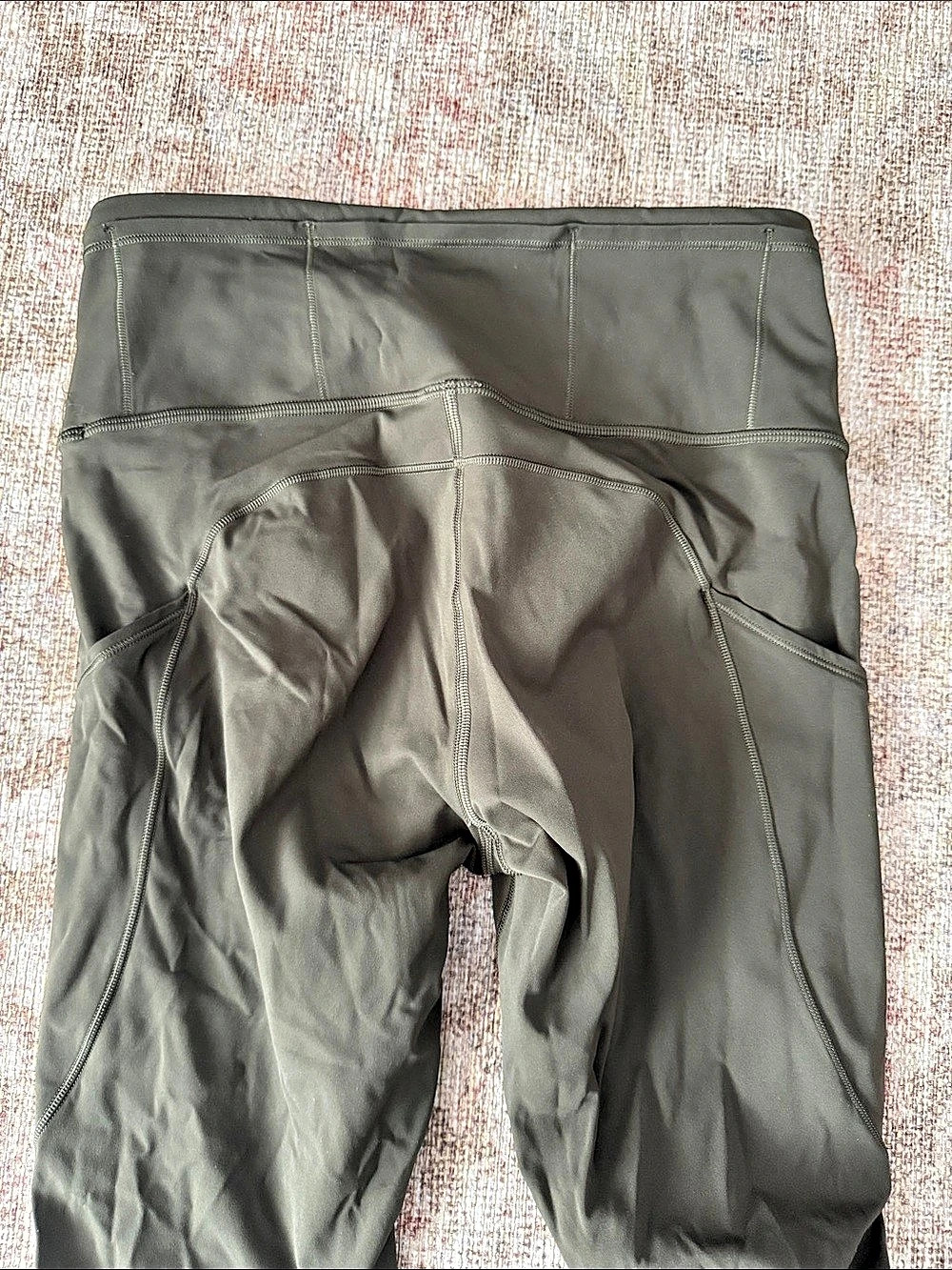 Lululemon Fast and Free High-Rise Tight 25" in Olive 6 - Picture 2 of 4